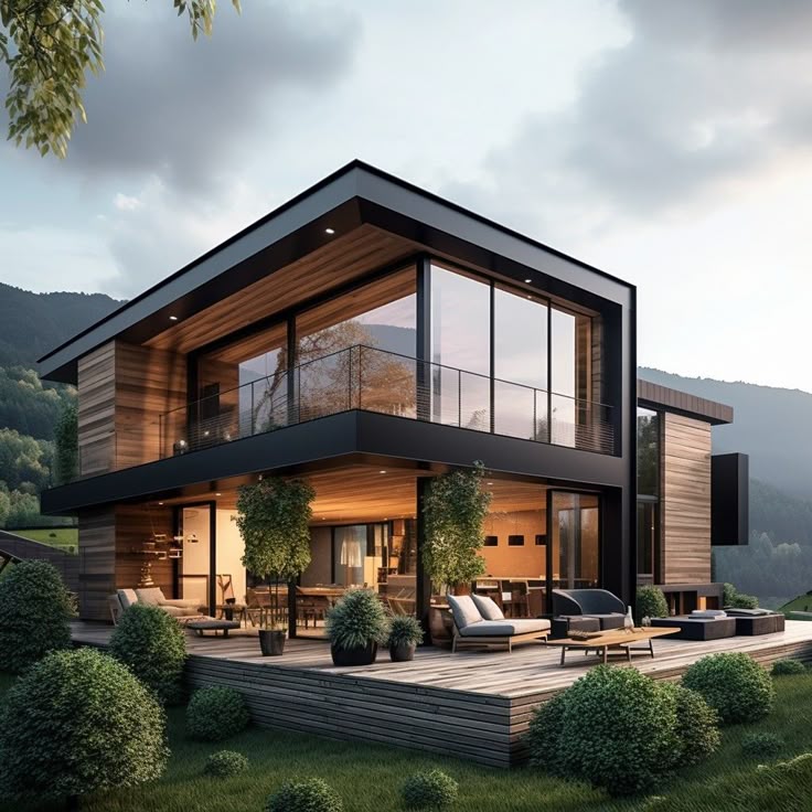 Guest wooden houses