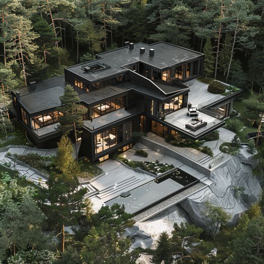 Scandinavian house projects